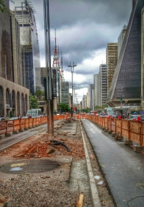 Obras na Paulista